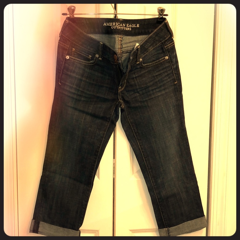 AEO  artist crop jeans
